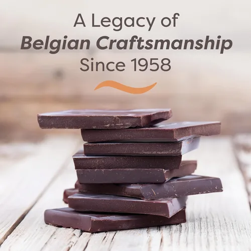 Vista 4 de GuyLian - Tableta de barra de chocolate con leche prémium de 3.53 onzas, chocolate gourmet cremoso belga, golosina de comercio justo, dulces