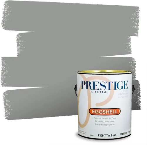 Vista 150 de PRESTIGE Paints - Pintura interior e imprimación en uno, 1 galón, cáscara de huevo, pimienta envejecida