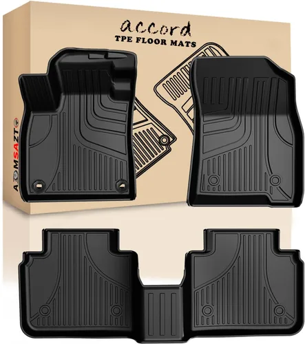 Vista 32 de Alfombrillas para todo tipo de clima y forro de carga para Honda CR-V 2017-2022 (no para turismo e híbrido) – Forros de suelo de TPE de ajuste