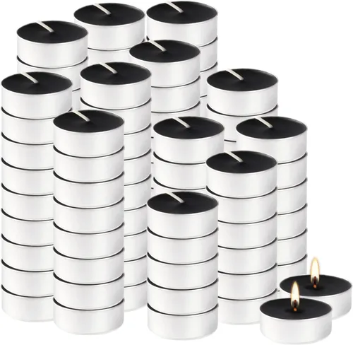 Vista 14 de Paquete de 12 velas perfumadas negras de regalo, velas de aromaterapia de cera de soja natural para el hogar, 12 fragancias, perfectas para aliviar