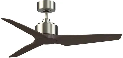 Vista 4 de Fanimation TriAire Custom - Ventilador de techo de 3 aspas, 12.42 pulgadas de alto y 48 pulgadas de ancho, acabado blanco mate, color blanco mate