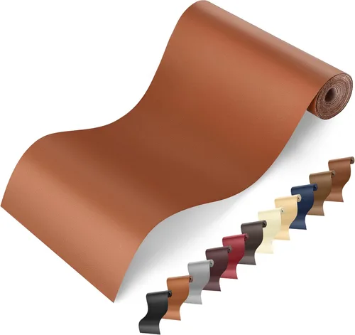 Vista 14 de YAFLC Kit de cinta de reparación de cuero autoadhesiva, parche de reparación de cuero de 4 x 63 pulgadas para muebles, parche de reparación de cuero