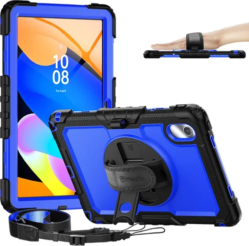 Vista 13 de timecity Funda para tablet Lenovo Tab K9/Tab One de 8.7 pulgadas 2025 (TB305XU/TB305FU) a prueba de caídas con soporte giratorio de 360°, correa
