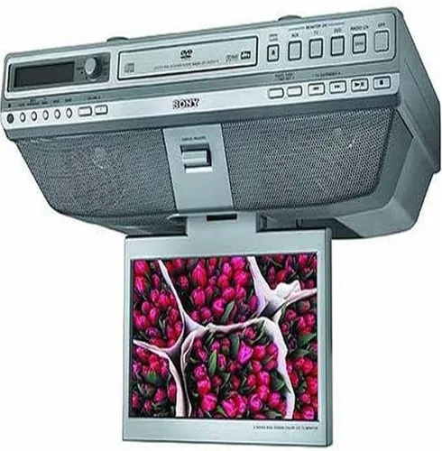 Sony ICF-DVD57TV Debajo del gabinete LCD-TV / DVD / CD Radio reloj
