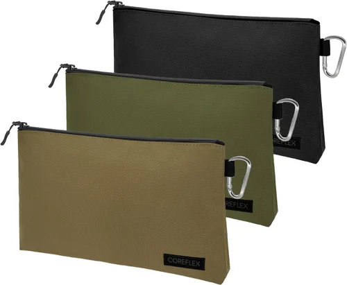 Vista 9 de COREFLEX Bolsa de herramientas premium con cremallera, bolsa de herramientas pequeña, bolsa de almacenamiento multiusos, bolsa de herramientas