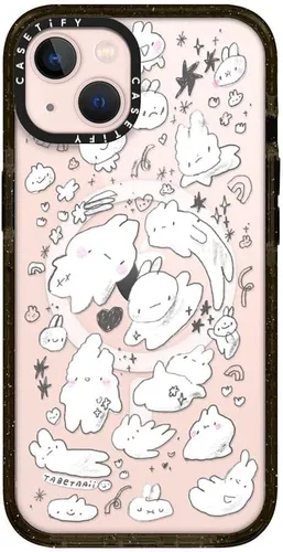 Vista 86 de Funda Impact de CASETiFY para iPhone 13 Pro Max [Protección contra caídas de grado militar 4X de 2.5 m/Compatible con Magsafe] - Corazones