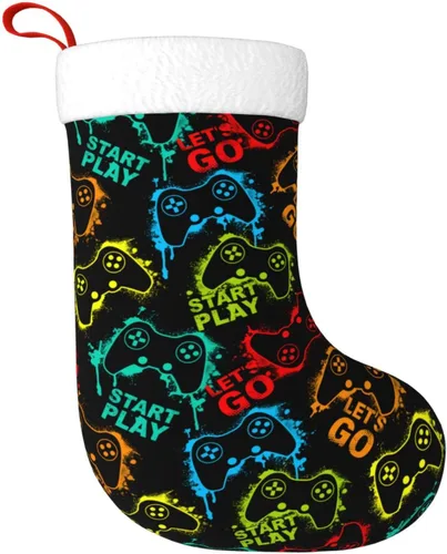 Vista 10 de Medias Graciosas de Dinosaurio Planeta Navidad Medias Grandes de Dinosaurio Navidad Medias de Navidad Decoración de Habitación de Navidad