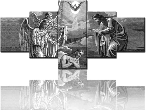 Vista 66 de TUMOVO Jesús Christian - Pintura sobre lienzo de 5 piezas