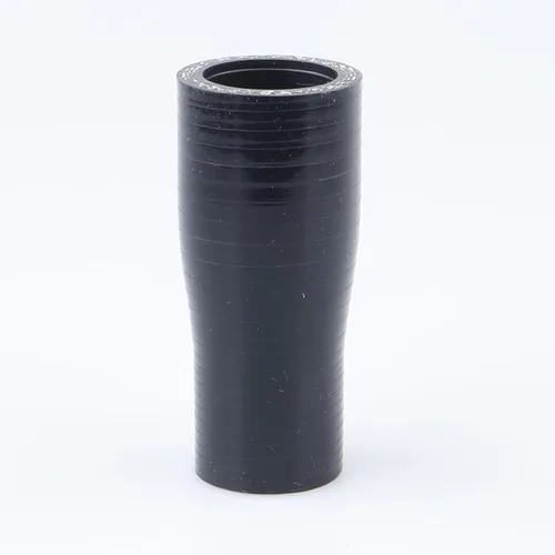 Vista 109 de AC PERFORMANCE ID de 1" a 1/2" (25mm a 13mm) Manguera de silicona recta reductora de 3 capas reforzada negra, 3" de longitud
