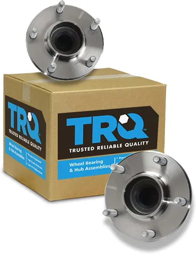 Vista 189 de TRQ Conjunto de rodamiento y cubo de rueda delantera de 2 piezas compatible con Chevrolet Trailblazer 02-09, Trailblazer EXT 02-06, GMC Envoy 02-09