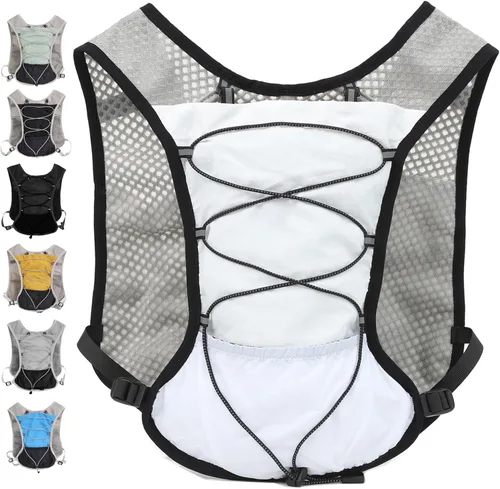 Vista 12 de Hydration Running Vest for Women Men, Water Vest Backpack 2L, Lightweight Hydration Pack Water Backpack for Hiking, Trail Marathon Race