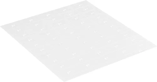 Vista 60 de Restaurantware Label Tek - Etiquetas autoadhesivas para botellas de jugo de 1.9 x 1 pulgada, 100 etiquetas autoadhesivas para botellas, resistentes