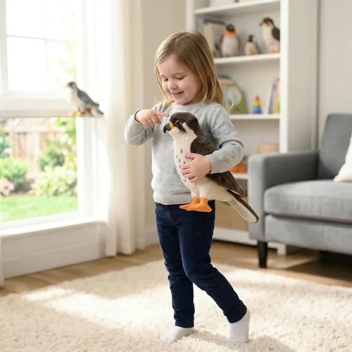 Vista 7 de Kestrel Plush Stuffed Animal Toy，Gift for Kids