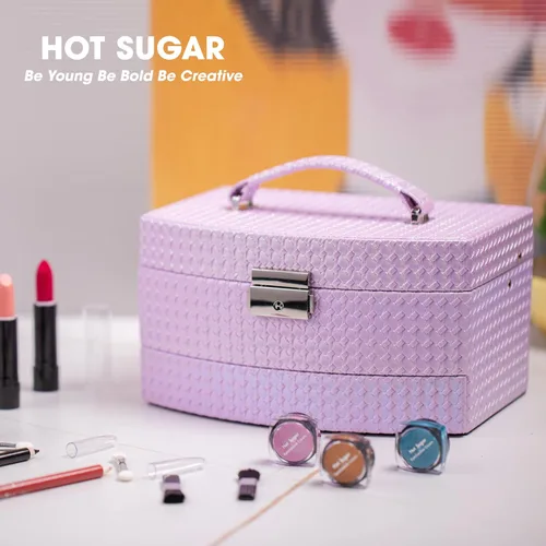 Vista 5 de Kit de maquillaje para niñas Hot Sugar para regalo de cumpleaños, set de maquillaje navideño para adolescentes de 10, 12, 13, 16 años incluye