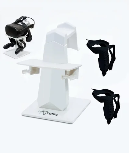 TCTEC VR Stand VR Headset Stand VR Display Holder Storage Virtual Reality Headset Desktop Display Stand for Oculus Quest 2 Quest Rift Rift S Valve