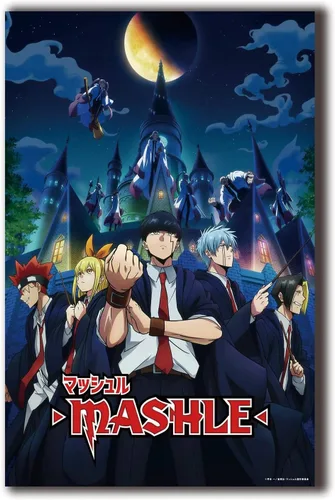 XIHOO Mashle - Póster de magia y músculos para decoración del hogar, arte de pared de 11 x 17 pulgadas (11.0 x 16.9 in), regalo sin marco