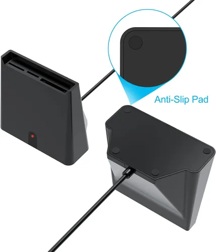 Vista 7 de Lector de tarjetas inteligentes USB, lector de tarjetas de memoria USB CAC militar DOD integrado SD/SDHC/SDXC lector de tarjetas micro SD SIM y MMC