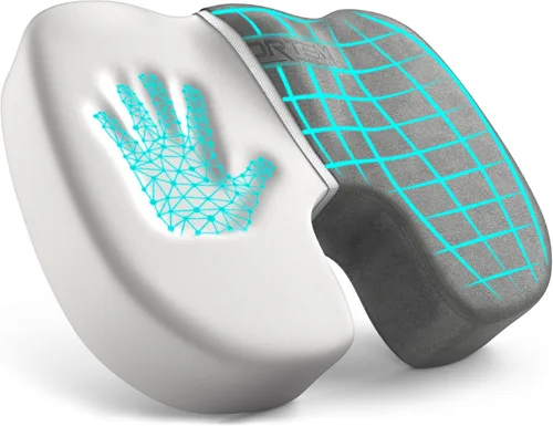 Vista 25 de FORTEM - Almohadón ortopédico de espuma viscoelástica de calidad premium – Brinda alivio al dolor de coxis y ciática – Mejora la postura – Parte