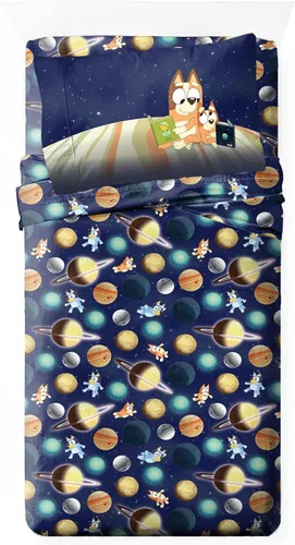 Jay Franco Juego de sábanas para niños con sábanas bajeras, planas y funda de almohada, ropa de cama ultrasuave con funda de almohada