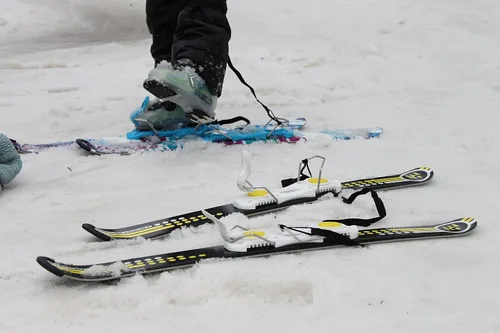 Vista 6 de 5th Element - Láminas de esquí de 99 cm, tablas de esquí, snowblades Fijaciones ajustables sin liberación - Esquís mini freestyle de punta doble