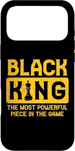 Vista 22 de Black King Chess Black Pride History BHM African Men Gift Case for iPhone 17