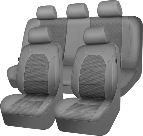 Vista 25 de CAR PASS Fundas de cuero para asientos de automóvil, cubierta universal deportiva para automóvil con esponja compuesta de 5mm