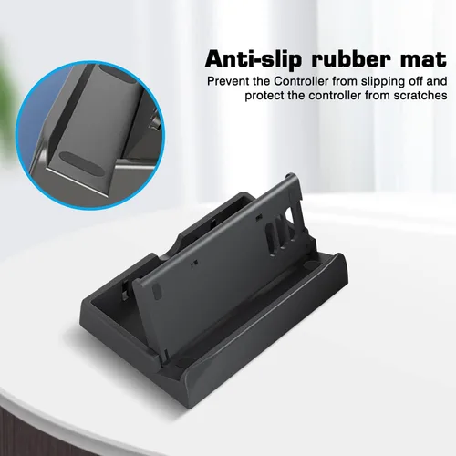 Vista 6 de DLseego Soporte ajustable para cubierta de vapor interruptor plegable soporte de consola base antideslizante portátil compacto soporte de juego