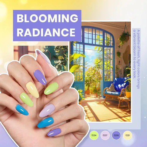 Vista 2 de Beetles - Kit de esmalte de uñas de gel con luz UV – 80 piezas de encantamiento de color, kit de iniciación de esmalte de gel de 55 colores con capa