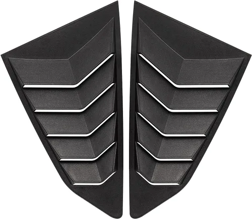 Vista 3 de CUMART Persianas para Ventana Trasera 2016-2023 Juego Trasero+Lateral Protector Solar de Parabrisas Estilo Lambo Negro Mate Compatible con Chevrolet