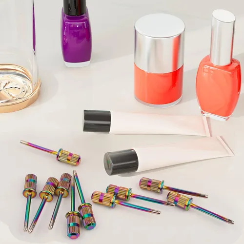 Vista 6 de Brocas de taladro para uñas, bandas de lijado para eje de taladro de uñas de 3/32 pulgadas, brocas para uñas, broca de mandril para uñas, brocas