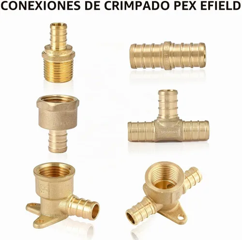 Vista 5 de Paquete de 2 codos giratorios EFIELD Pex de 3/4 pulgadas x 3/4 pulgadas