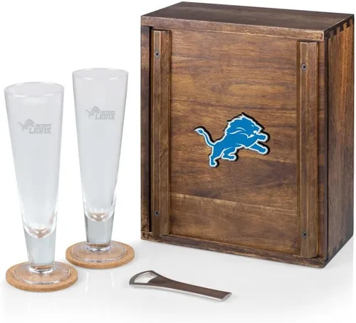 Vista 24 de PICNIC TIME NFL unisex-adult NFL Pilsner Craft Beer Set with 2 Beer Glasses, Gift For Beer Lovers