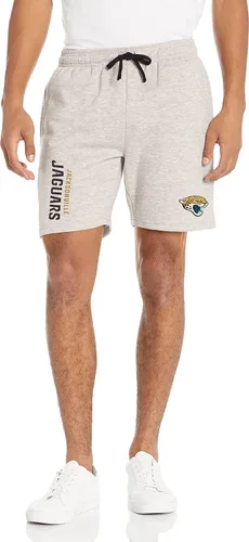 Vista 8 de FOCO NFL Mens NFL Team Logo Gray Wordmark Fleece Shorts