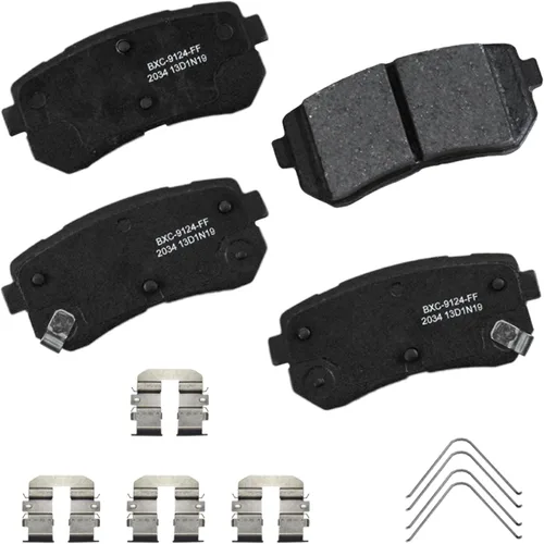 Vista 317 de Pastillas de freno traseras cerámicas Bendix Premium SBC1337 para Cadillac CTS 2014-2008, SRX 2016-2010, Chevrolet Camaro 2015-2010, Saab 9-4X 2011