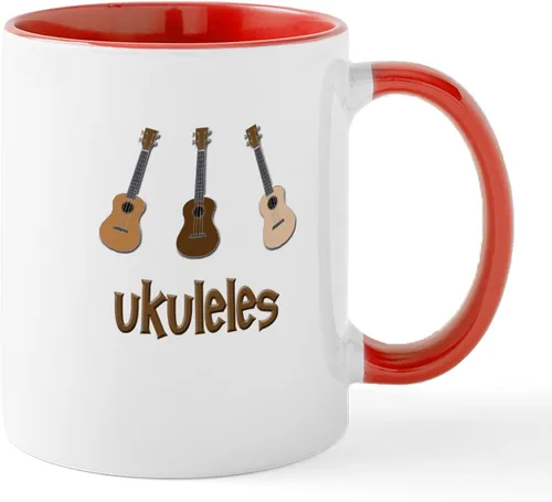 Vista 35 de CafePress Safety Pins - Taza de café de cerámica, diseño de arcoíris, taza de té de 11 onzas