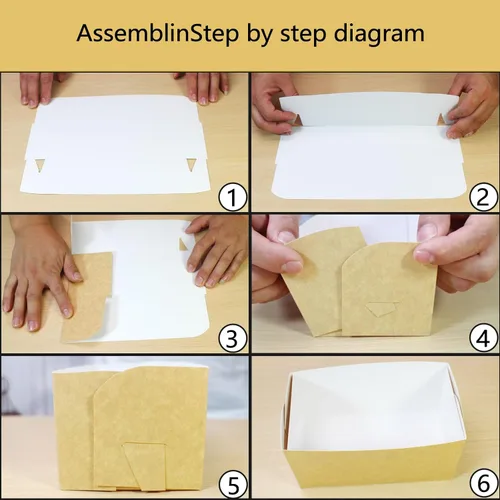 Vista 3 de Moldes desechables para pan, molde de pan de papel para hornear pan, 25 piezas de molde natural reciclable para pastelería con bolsa de paquete