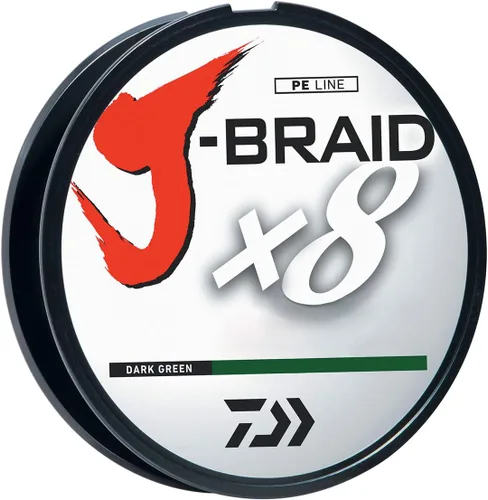 Vista 12 de Línea Trenzada Redonda Tejida de 8 Hilos Daiwa J-Braid 300M
