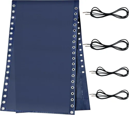 Vista 9 de Tela de repuesto para silla de gravedad cero con kit de cordón elástico, paño de reparación de 53 cm de ancho con cordón de repuesto para sillas