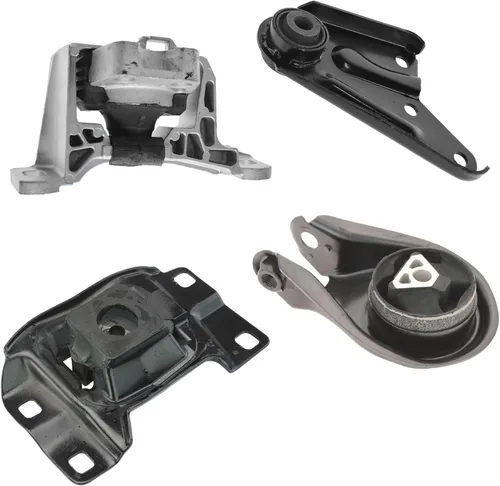 Vista 169 de TRQ Kit de montaje de motor de transmisión de motor de 5 piezas compatible con Ford Five Hundred Montego 6sp Auto AT 2005 - 2007