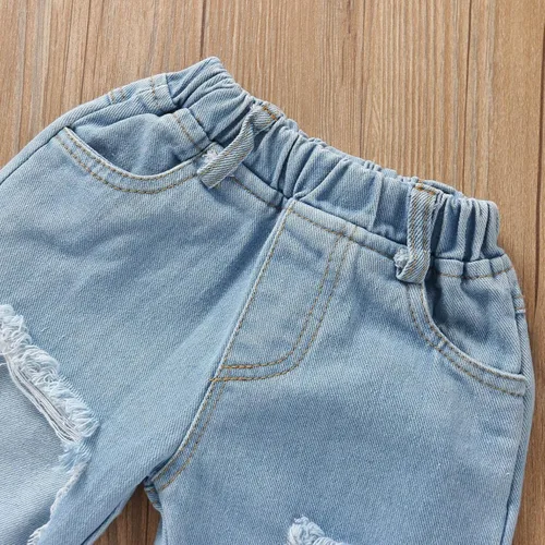 Vista 7 de Moonker Conjunto de ropa de 2 piezas con hombros descubiertos para niños y niñas pequeñas