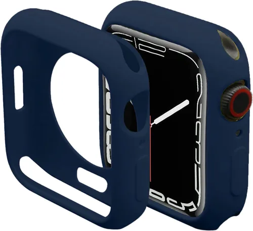 Vista 21 de Miimall Funda compatible con Apple Watch de 1.77 pulgadas, funda delgada de poliuretano termoplástico antiarañazos, funda protectora para Apple