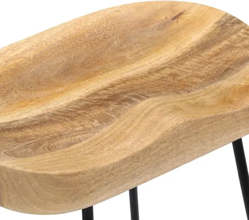 Vista 7 de sillas de bar, taburetes de bar, taburetes de bar Juego de 3, mesa de bar, sillas para barra de cocina, taburetes de bar Gavin 2 piezas Taburete