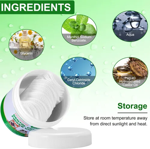 Vista 3 de Toallitas de limpieza de dientes para perros y gatos, reduce la placa y refresca el aliento, toallitas desechables de limpieza suave y cuidado