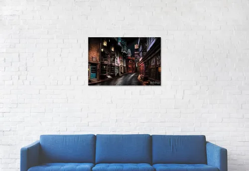Vista 6 de Harry Potter - Póster impreso (Callejón Diagon) (tamaño: 36 x 24 pulgadas)