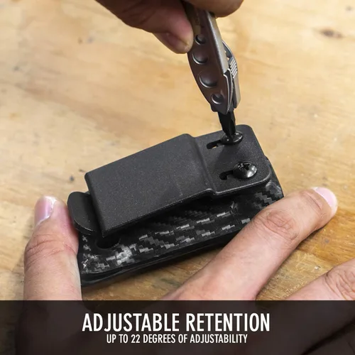 Vista 8 de Clip & Carry Kydex - Funda multiherramienta para The Leatherman Surge, fabricada en Estados Unidos, funda para múltiples herramientas, color negro
