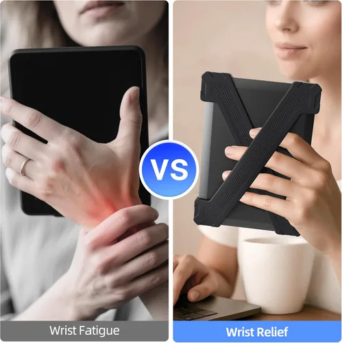 Vista 4 de ELETIUO Correa de mano para Kindle Basic Gen 11 (2022) y Kobo Nia-Paquete de 2 unidades, agarre de silicona ligera para lectores electrónicos de 6