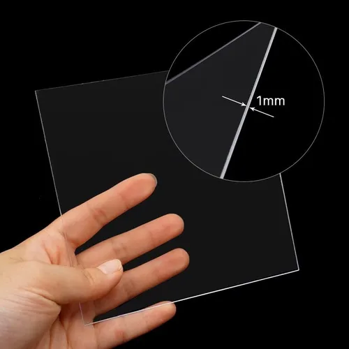 Vista 4 de 20 piezas de férula dental 0.039 in termoformado hoja de material de prótesis oral modelo rebanada de molde para la formación de vacío duro 5"x5