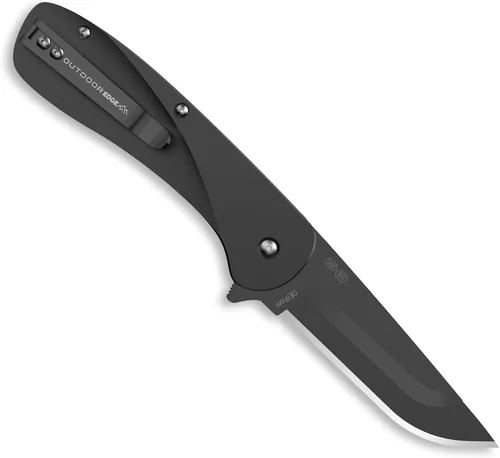 Vista 4 de OUTDOOR EDGE RAZOR VX1 - Cuchillo de bolsillo plegable EDC asistido con hoja reemplazable Hoja de acero inoxidable de 3 pulgadas, mango de Negro