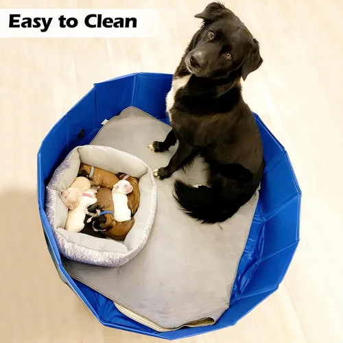 Vista 3 de Artilife Caja de Parto para Perros y Cachorros, Caja de Parto, Piscina de Parto, Jaula de Parto para Cachorros, Ideal para Cachorros, Fácil