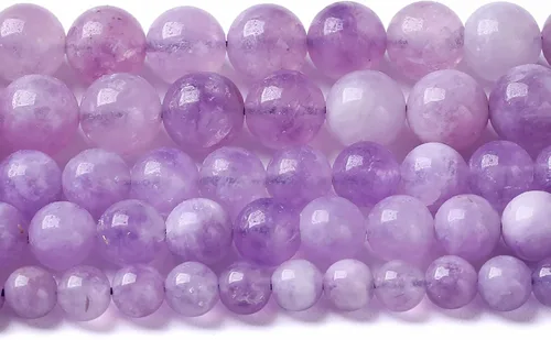 Vista 86 de 4MM 86 piezas Cuentas sueltas de piedra natural de amazonita calcedonia para hacer joyería DIY Pulsera Collar 1 hebra